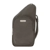 Travelon Essentials Anti-theft Compact Crossbody In Gray