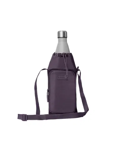 Travelon Packing Intelligence, Pi Gogo Insulated Water Bottle Tote In Blackberry