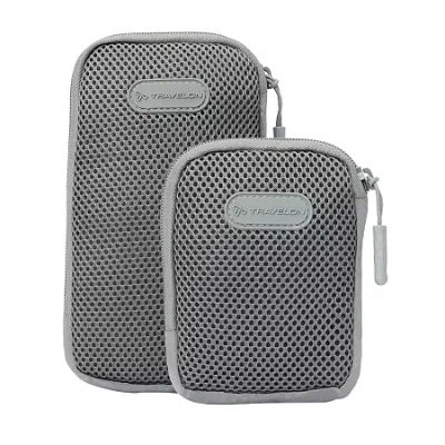 Travelon Pi All Day Set Of 2 Accessory Pods In Gray