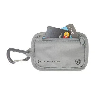 Travelon Rfid Blocking Clip Stash Pouch In Gray