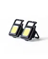 TRAVELON SET OF 2, COB MULTY-USE RECHARGABLE TRAVEL LIGHTS