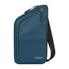 Travelon World Travel Essentials Slim Crossbody Bag In Blue
