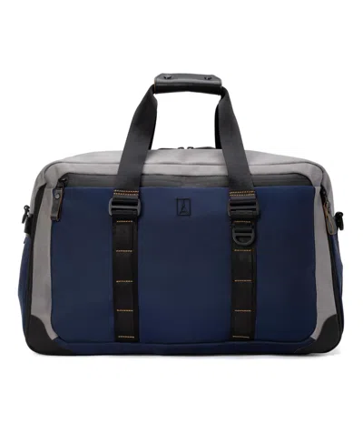 Travelpro Altitude 19" Double Expansion Duffel In Stellar Navy,gray