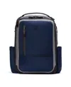 Travelpro Altitude Slim Expandable Laptop Backpack In Stellar Navy,gray