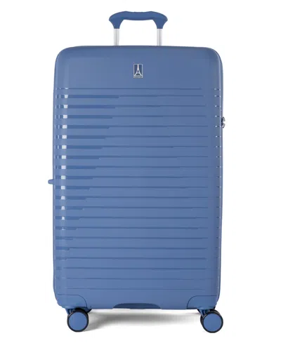 Travelpro Optima Large Check-in Expandable Spinner And Packing Cubes In Blue