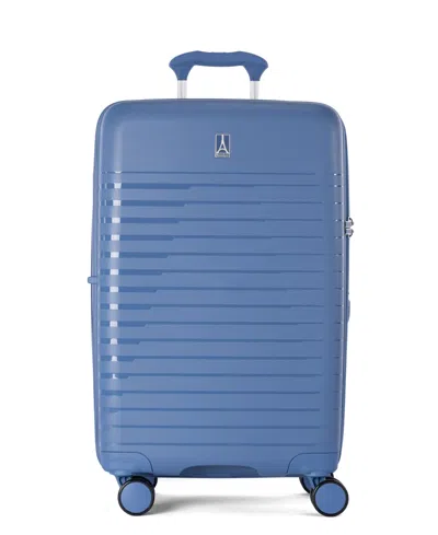 Travelpro Optima Medium Check-in Expandable Spinner And Packing Cubes In Blue