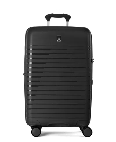 Travelpro Optima Medium Check-in Expandable Spinner And Packing Cubes In Black