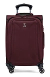 Travelpro Pilot Air 2 21-inch Expandable Carry-on Luggage In Burgundy