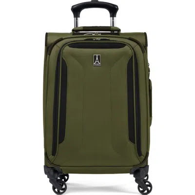 Travelpro Pilot Air 2 21 Inch Expandable Spinner Suitcase In Olive/ Black