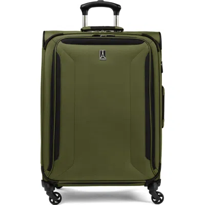 Travelpro Pilot Air 2 25 Inch Expandable Spinner Suitcase In Olive/ Black