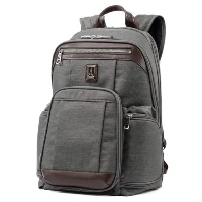 Travelpro Platinum Elite Business Laptop Backpack, Fits Up To 17.5 Inch Laptop In Vintage Grey