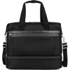 Travelpro Platinum Elite Carry On Soft Travel Drop-bottom Weekender Bag In Black