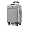 Travelpro Platinum Elite Compact Carry On Expandable Hardside Spinner Suitcase In Metallic Sand