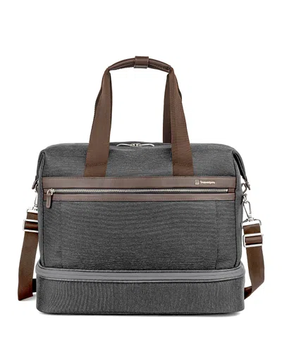 Travelpro Platinum Elite Drop-bottom Weekender In Vintage Grey