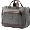 Travelpro Platinum Elite Expandable Business Laptop Briefcase, Fits Up To 15.6 Laptop In Vintage Grey
