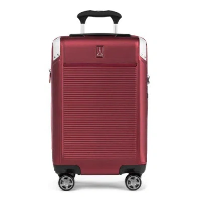 Travelpro Platinum Elite Hardside 21" Carry On Spinner Luggage In Red