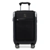 Travelpro Platinum Elite Hardside Expandable Carry-on With Laptop Pocket 21-inch Spinner In Shadow Black