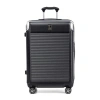 Travelpro Platinum Elite Hardside Expandable Checked- Medium 25-inch Spinner In Shadow Black