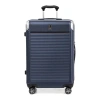 Travelpro Platinum Elite Hardside Expandable Checked- Medium 25-inch Spinner In True Navy Blue