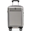 Travelpro Platinum Elite Hardside Expandable Compact Carry-on 20-inch Spinner In Metallic Sand