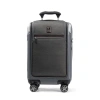 Travelpro Platinum Elite Hardside Expandable Compact Carry-on With Laptop Pocket 20-inch Spinner In Vintage Grey