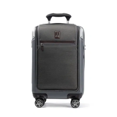 Travelpro Platinum Elite Hardside Expandable Compact Carry-on With Laptop Pocket 20-inch Spinner In Vintage Grey