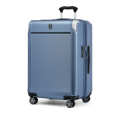 Travelpro Platinum Elite Hardside Medium Expandable Spinner Suitcase In Blue