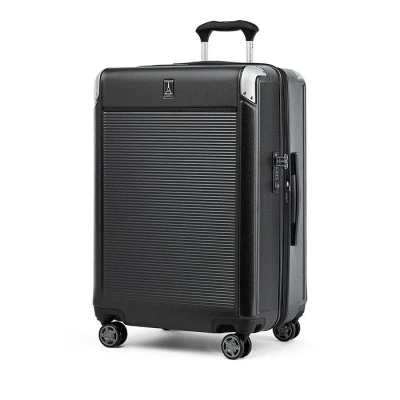 Travelpro Platinum Elite Hardside Medium Expandable Spinner Suitcase In Black