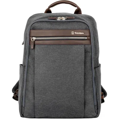 Travelpro Platinum Elite Laptop Travel Backpack In Vintage Grey