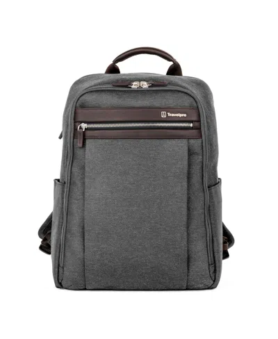 Travelpro Platinum Elite Slim Backpack In Vintage Grey