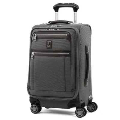 Travelpro Platinum Elite Softside Expandable 20-inch Carry-on Luggage, Fits Up To 15" Laptop In Vintage Grey