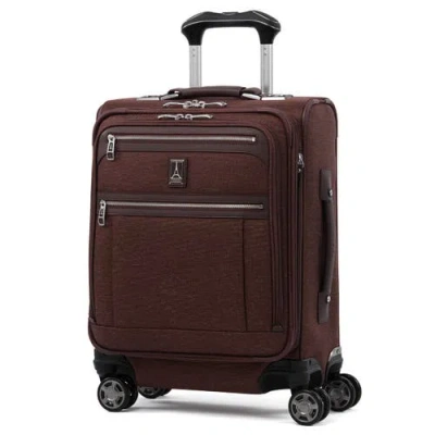 Travelpro Platinum Elite Softside Expandable Carry-on 19-inch Luggage In Bordeaux Red