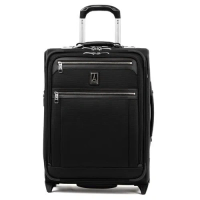 Travelpro Platinum Elite Softside Expandable  Carry-on 20-inch 2 Wheel Luggage In Shadow Black