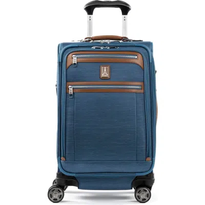 Travelpro Platinum Elite Softside Expandable Carry-on 21-inch Luggage In Blue