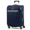 Travelpro Platinum Elite Softside Expandable Medium 25-inch Checked Luggage In Dark Blue