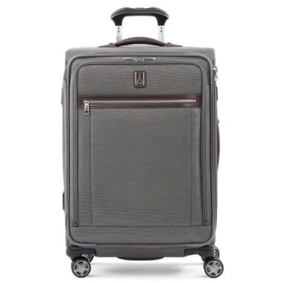 Travelpro Platinum Elite Softside Expandable Medium 25-inch Checked Luggage In Vintage Grey