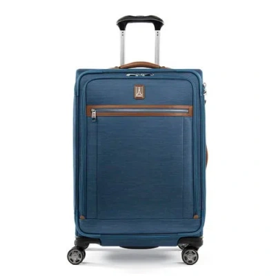 Travelpro Platinum Elite Softside Expandable Medium 25-inch Checked Luggage In Blue