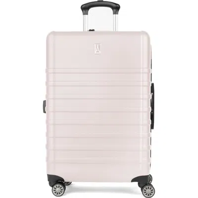 Travelpro Rollmaster™ Lite 2 24-inch Expandable Medium Checked Hardside Spinner Suitcase In White