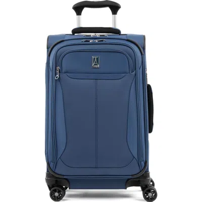 Travelpro Tourlite Softside Expandable 21" Carry On Spinner Luggage In Blue