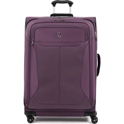 Travelpro Tourlite Softside Expandable 29" Large Checked Spinner Luggage In Purple