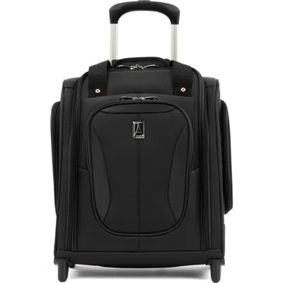 Travelpro Tourlite Softside Lightweight 15" Underseat Compact Carry On Rolling Luggage In Black