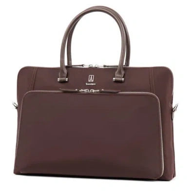 Travelpro Travel Briefcase, Fits Up To 14 Inch Laptop In Rich Espresso