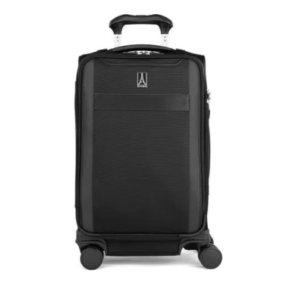 Travelpro Versapack + Lightweight Softside Expandable 21" Carry On Spinner Luggage In Black