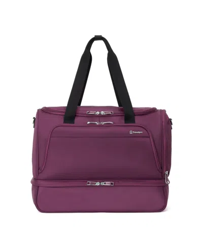 Travelpro Walkabout 7 Drop Bottom Duffel In Royalty Red
