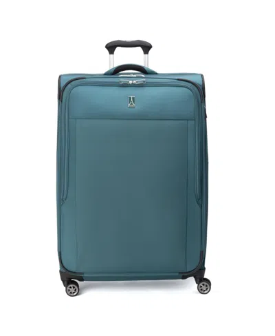 Travelpro Walkabout 7 Large Check-in Expandable Spinner In Mediterranea Green