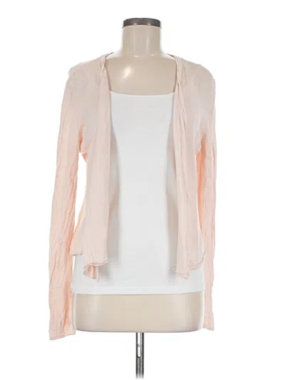 Pre-owned Travelsmith Cardigan Sweater In Pink