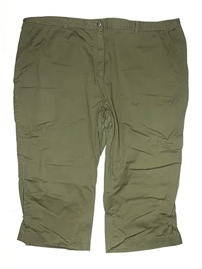 Pre-owned Travelsmith Cargo Shorts In Green