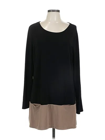 Pre-owned Travelsmith Casual Dress In Black