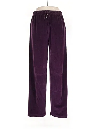 Pre-owned Travelsmith Casual Pants In Purple