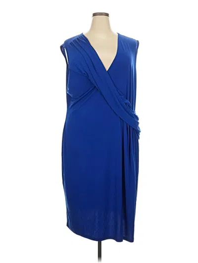 Pre-owned Travelsmith Cocktail Dress In Blue